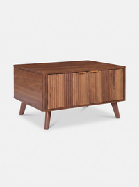 SensaHome Japandi lift-top coffee table walnut 80x65x45 cm