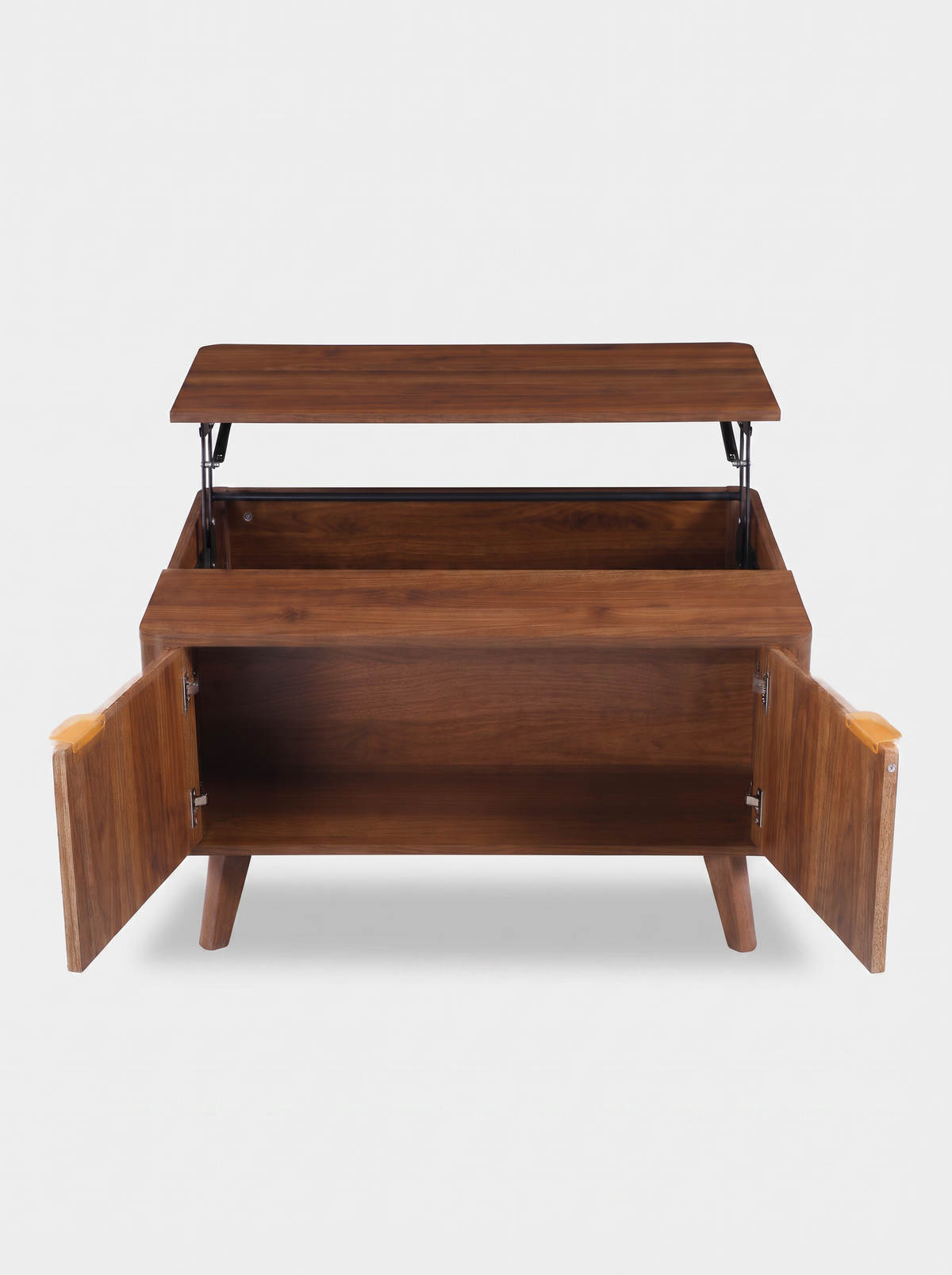 SensaHome Japandi lift-top coffee table walnut 80x65x45 cm