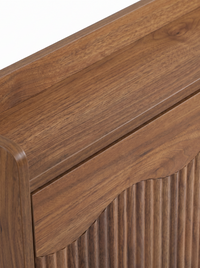 SensaHome Japandi shoe cabinet walnut 80x23.5x95 cm