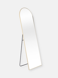 Ovale staande spiegel met gehard glas Livia