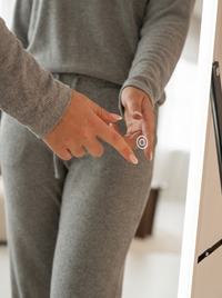 Miroir sur pied Sebastian avec éclairage LED