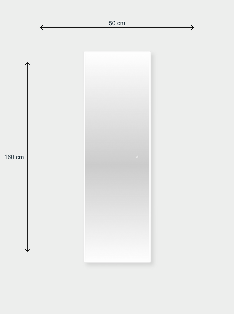 Standing mirror Sebastian with LED lighting